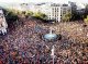Manifestacion istorica a Barcelona per l’independéncia de Catalonha