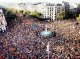Manifestacion istorica a Barcelona per l’independéncia de Catalonha